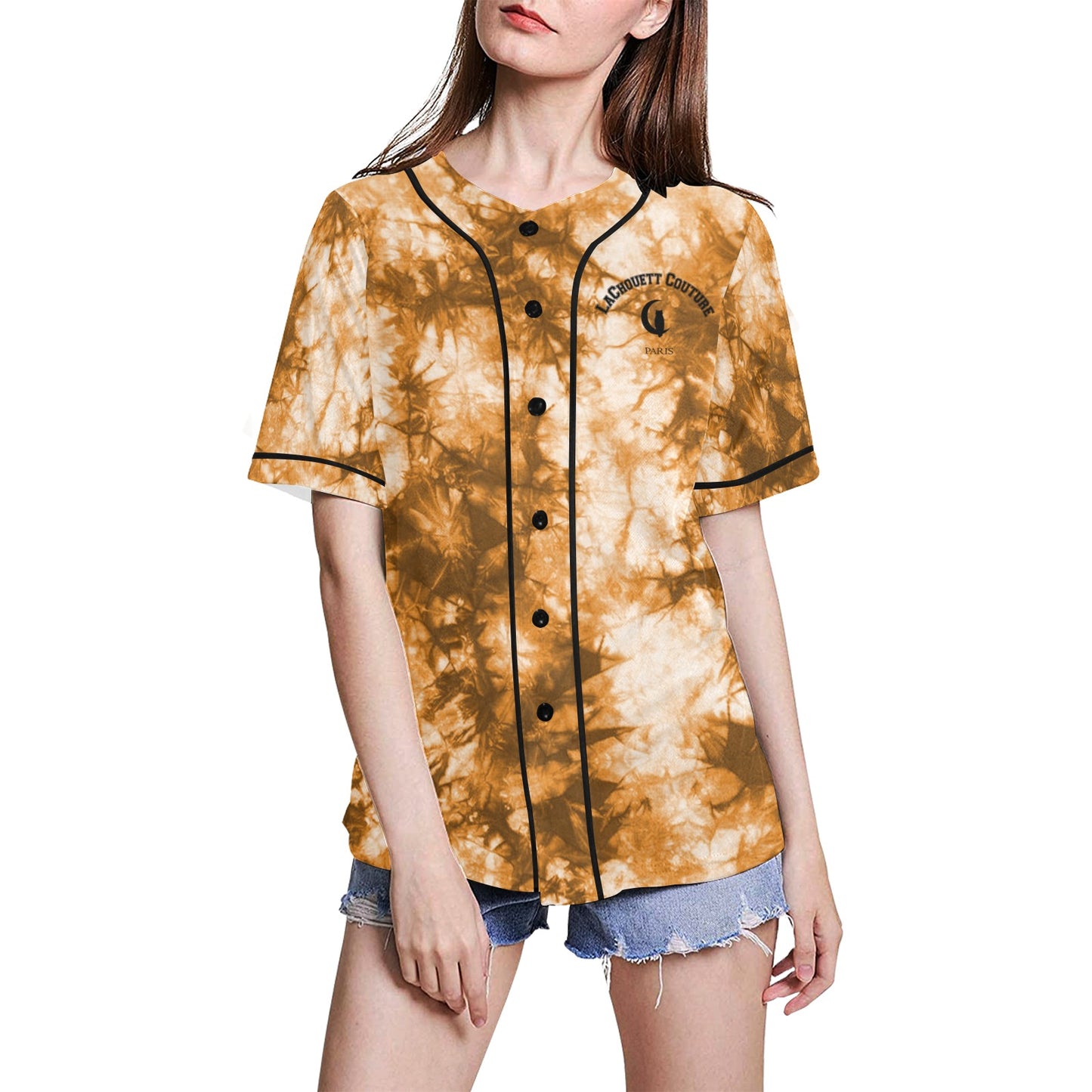 TIE DYE Baseball Jersey for Women