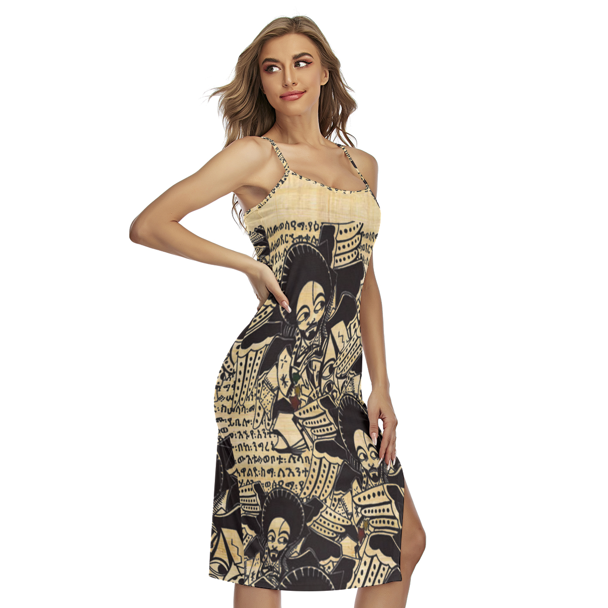SATTA MASSAGANA Women's Back Cross Cami Dress