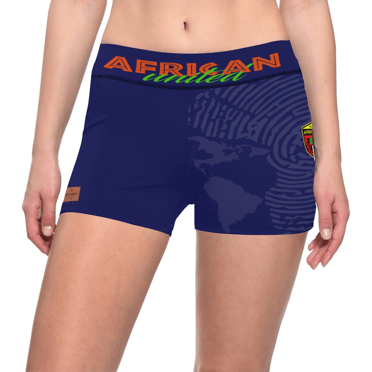 AFRICAN UNITED Women's Short Leggings