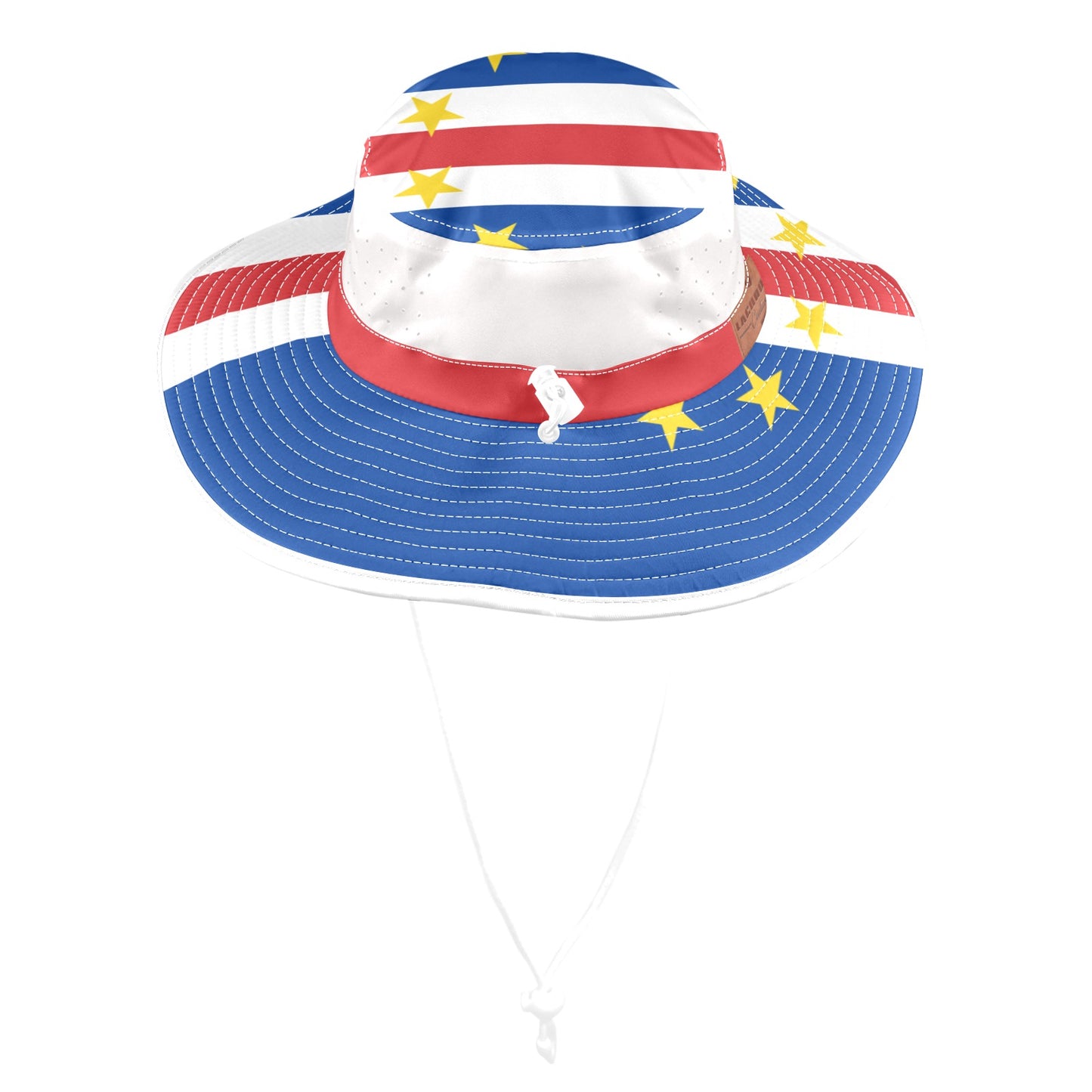 CAP VERT FLAG Wide Brim Bucket Hat