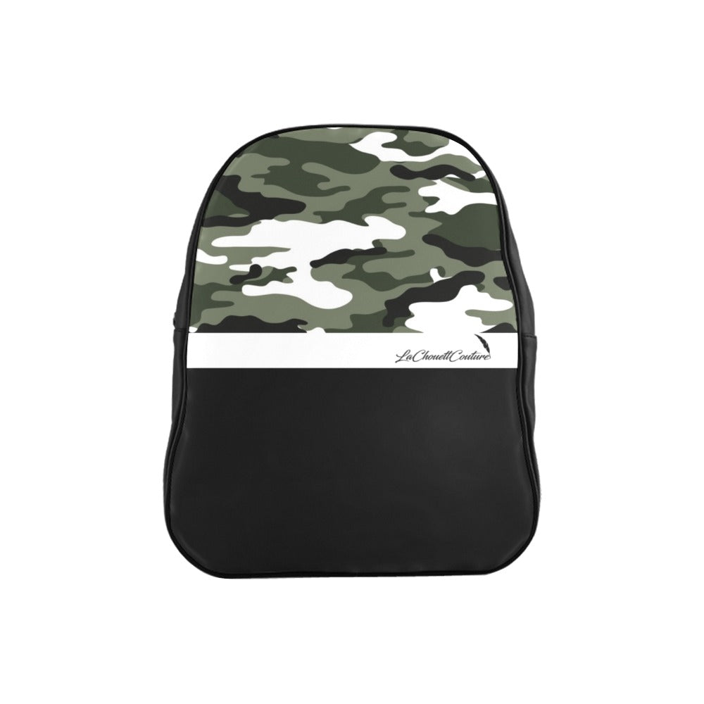 CAMOUFLAGE School Backpack (Medium)