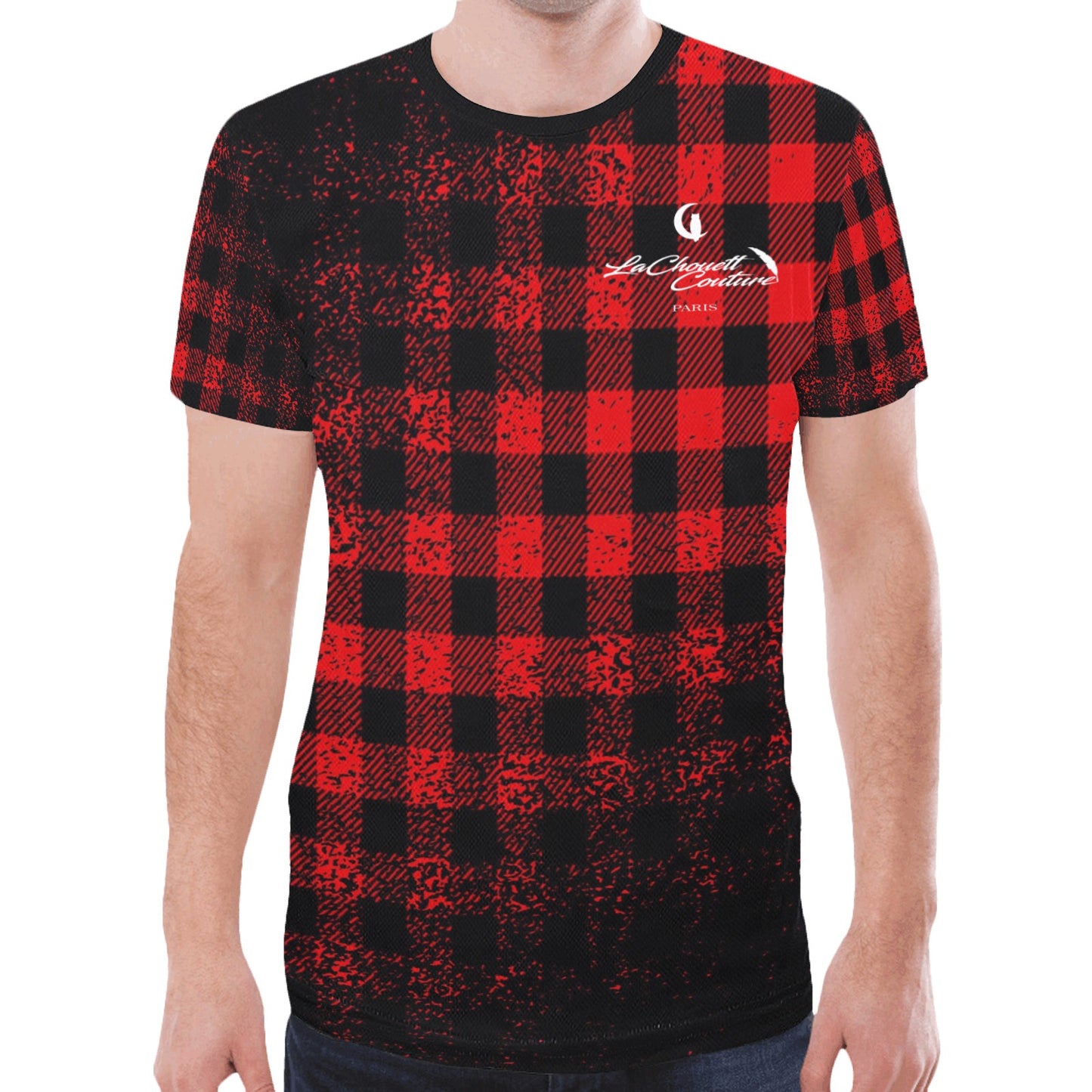 DUSTY PLAID All Over Print T-Shirt