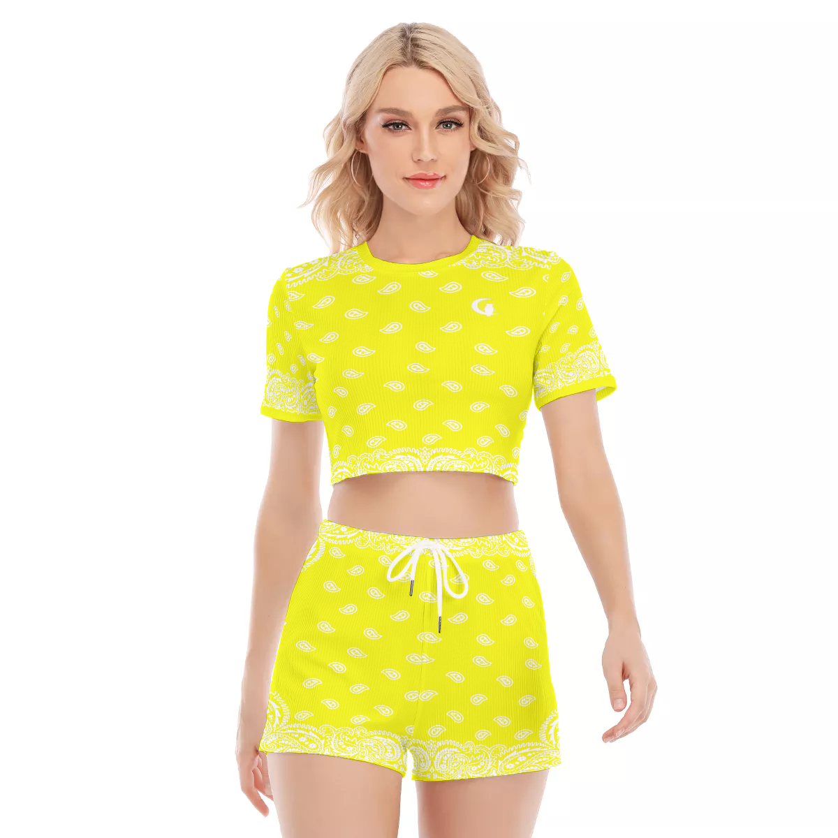 BANDANA FULLY L.K Women's O-neck T-shirt Shorts Suit