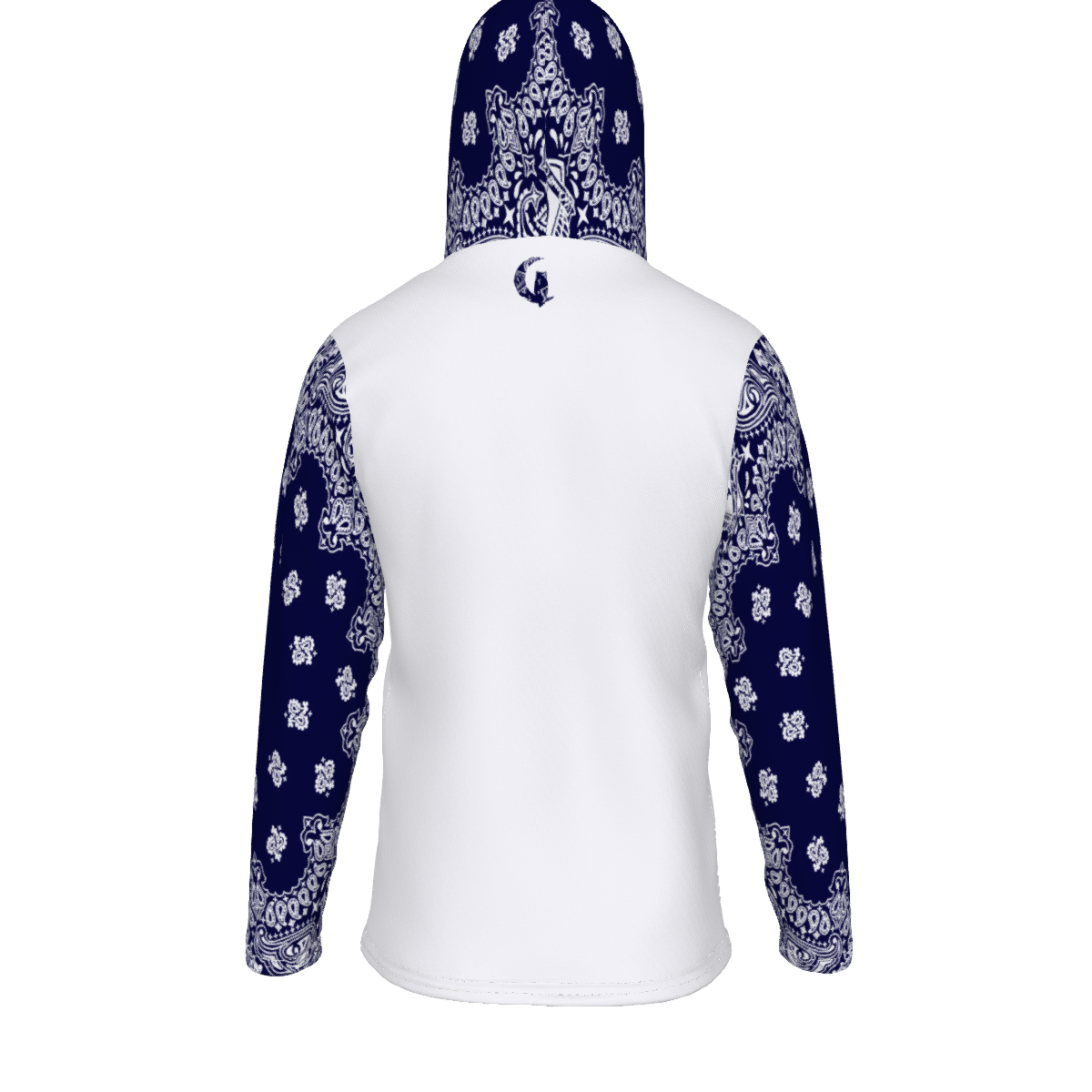BANDANA NAVY BLUE Unisex Pullover Hoodie With Mask
