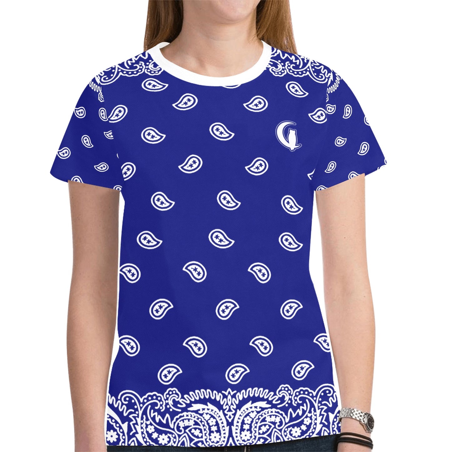 BANDANA FULLY New All Over Print T-shirt for Women