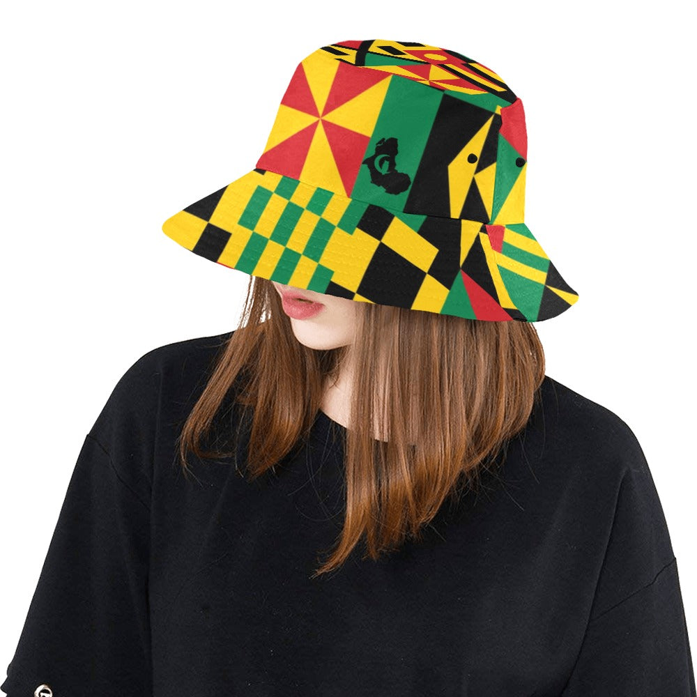 KENTE BUTAN All Over Print Bucket Hat