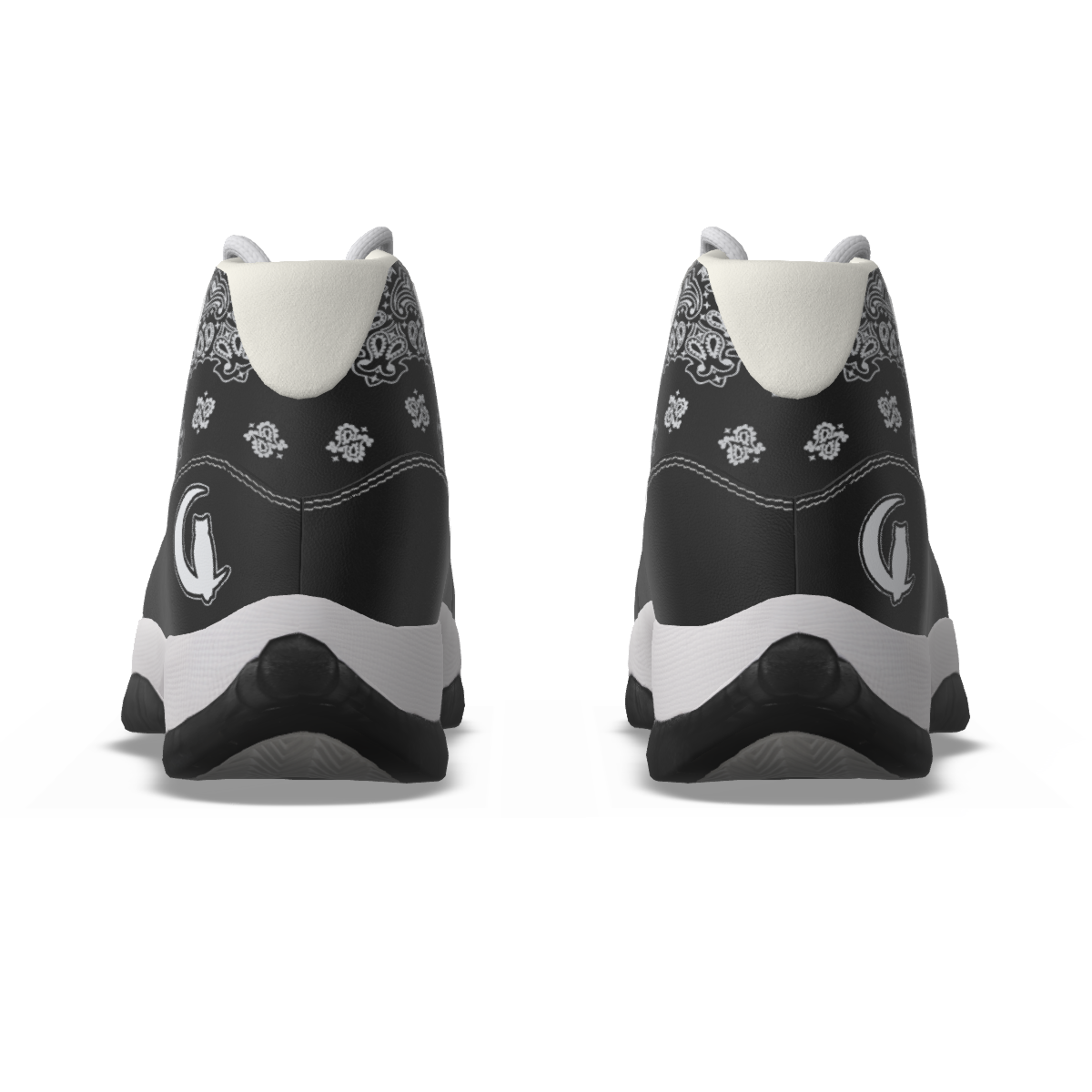 BANDANA BLCC Men's High Top Basketball Shoes