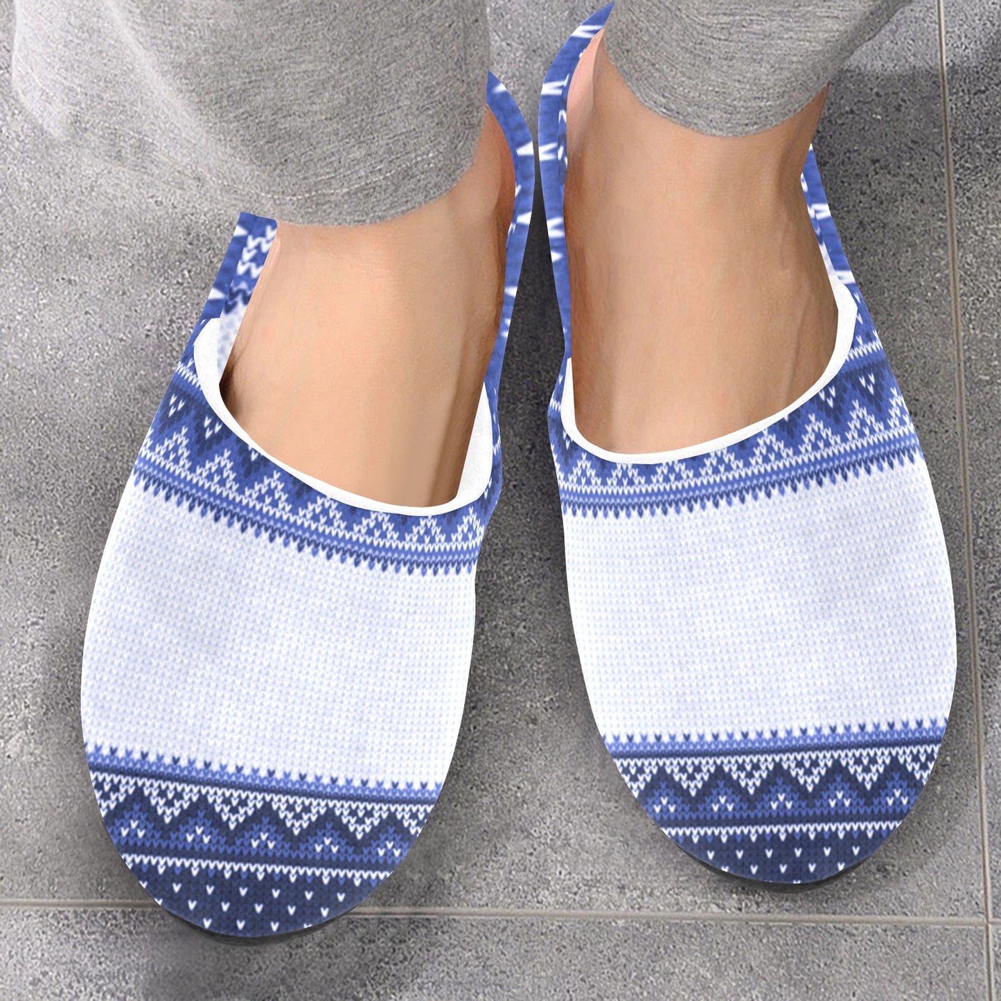 LCC KNITTED Men's Cotton Slippers