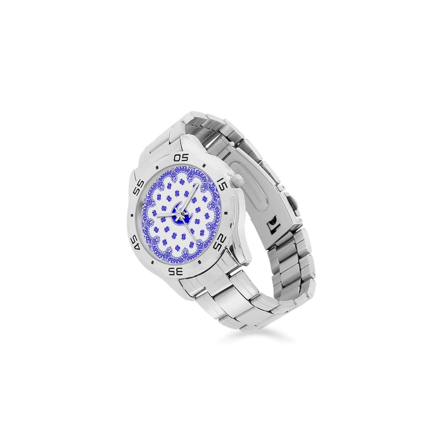 BANDANA Cs'UP WHT Men's Stainless Steel Analog Watch