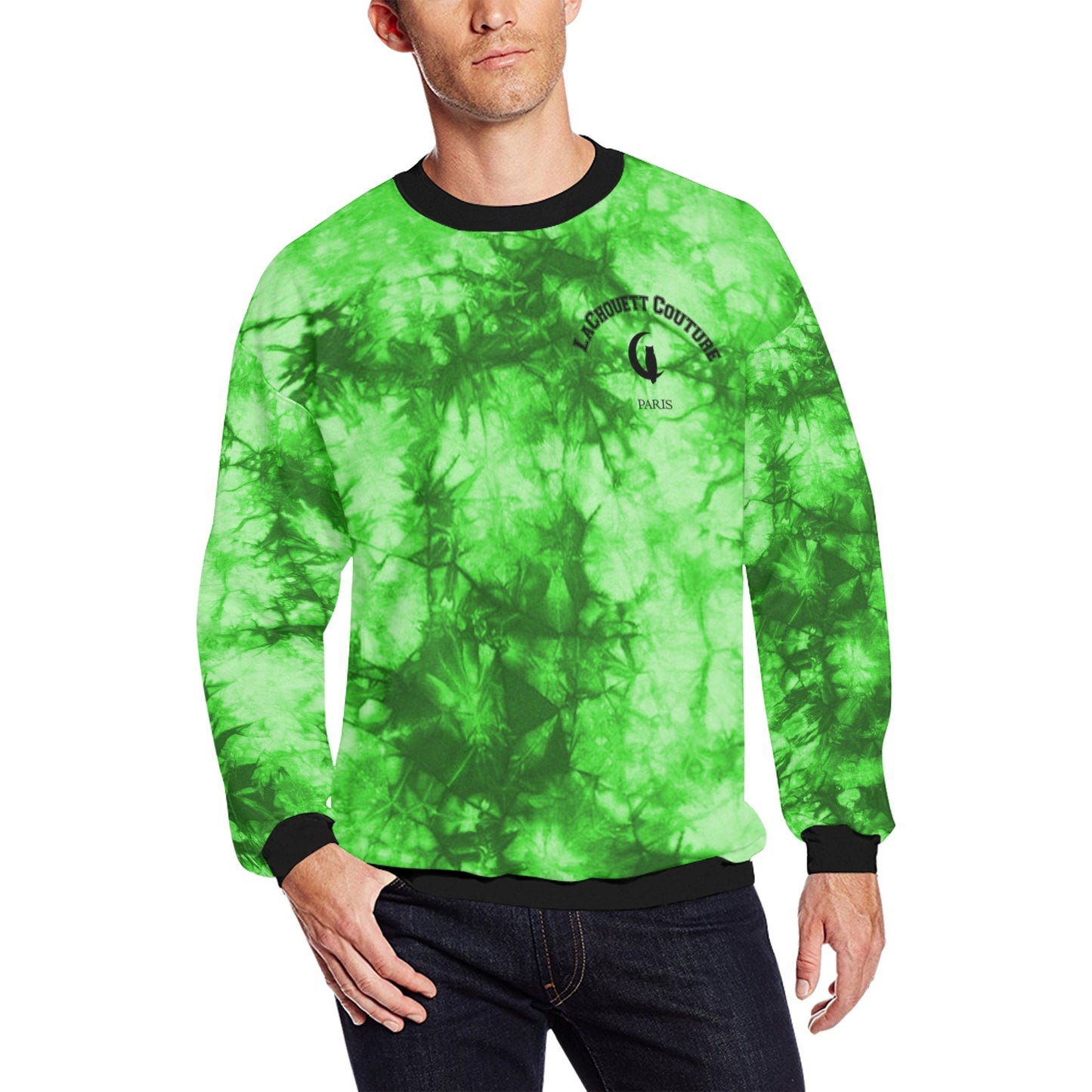 TIE DYE Crewneck Sweatshirt for Men