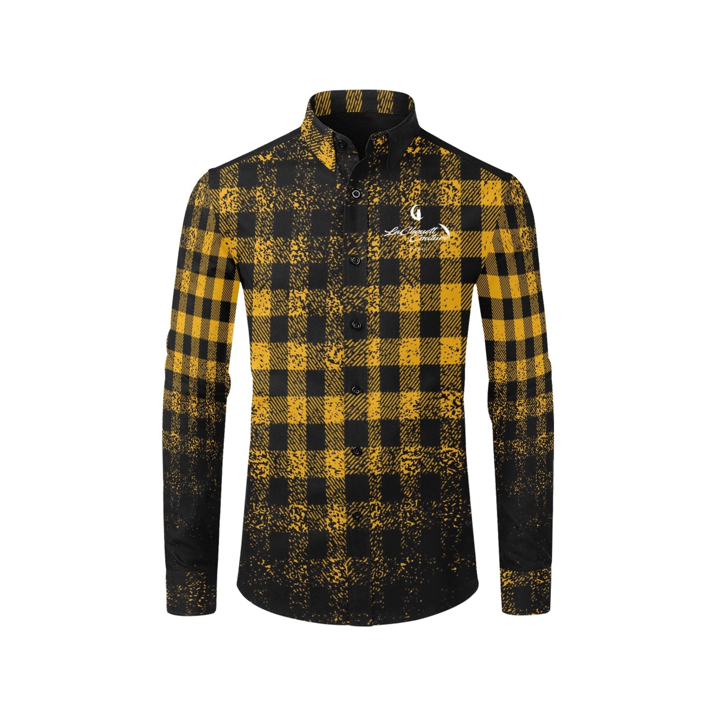 DUSTY PLAID All Over print Dress Shirt