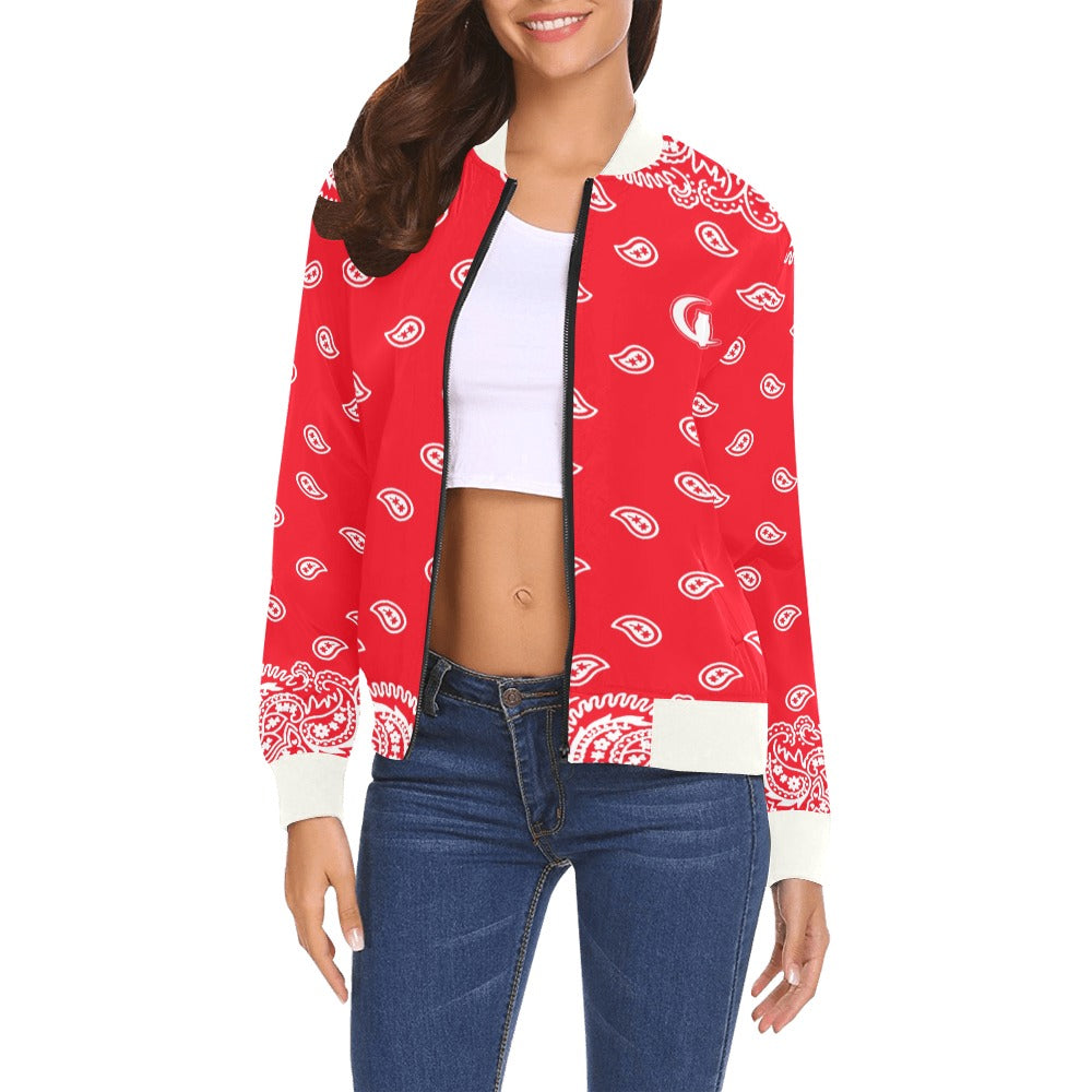 BANDANA FULLY Bomber Jacket for Women