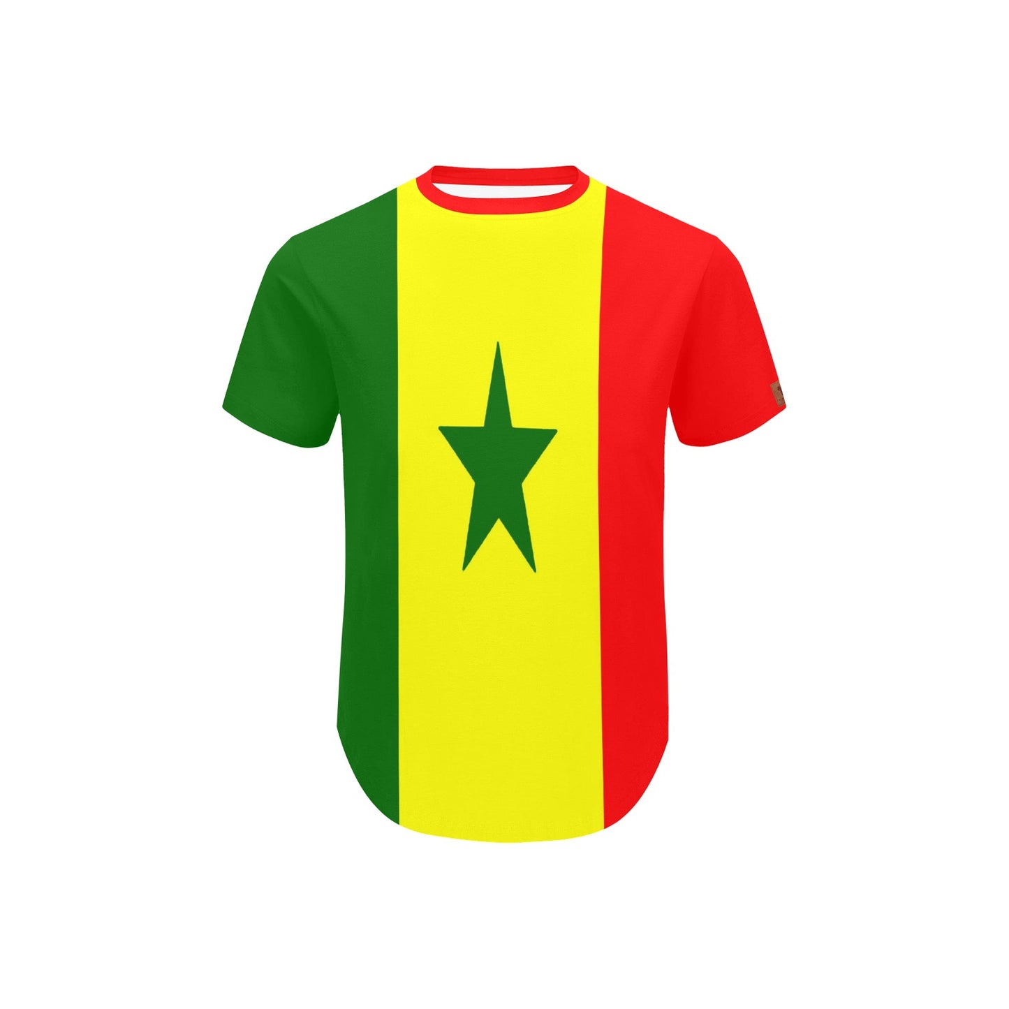 AFRIKA FR Curved Hem T-Shirt