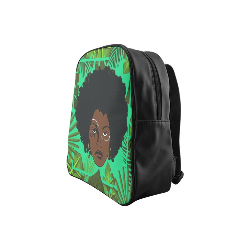 TROPICAL KWEEN FOREST School Backpack (Medium)