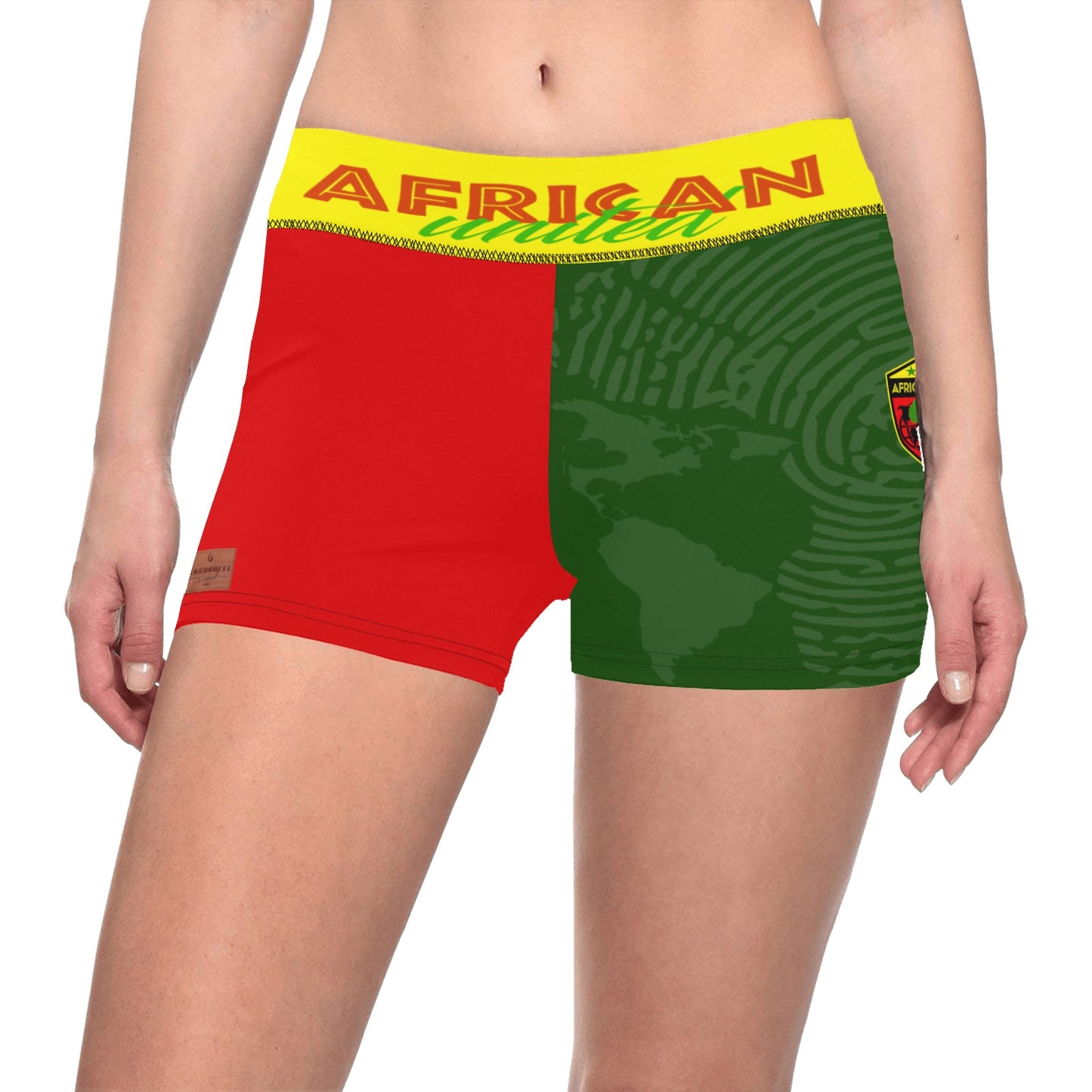 AFRICAN UNITED Women's Short Leggings