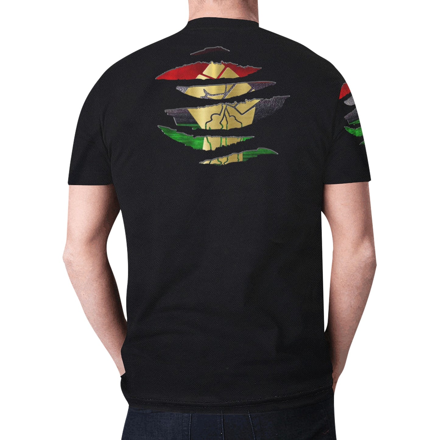 RBG ANKH RIPPED T-shirt for Men