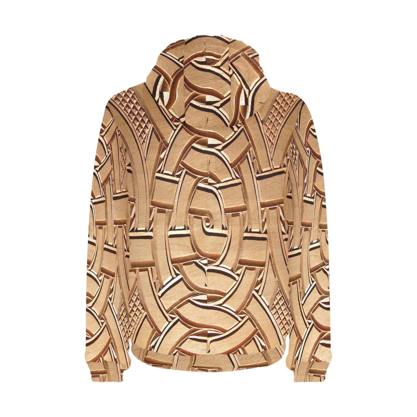 TEMBE ART WOODED PADDED HOODIE Men's Padded Hooded Jacket