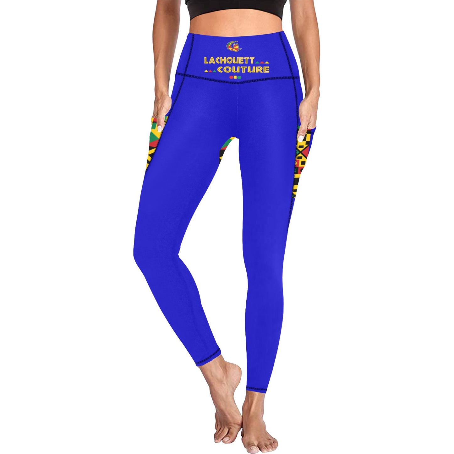 KENTE BUTAN Leggings with Pockets