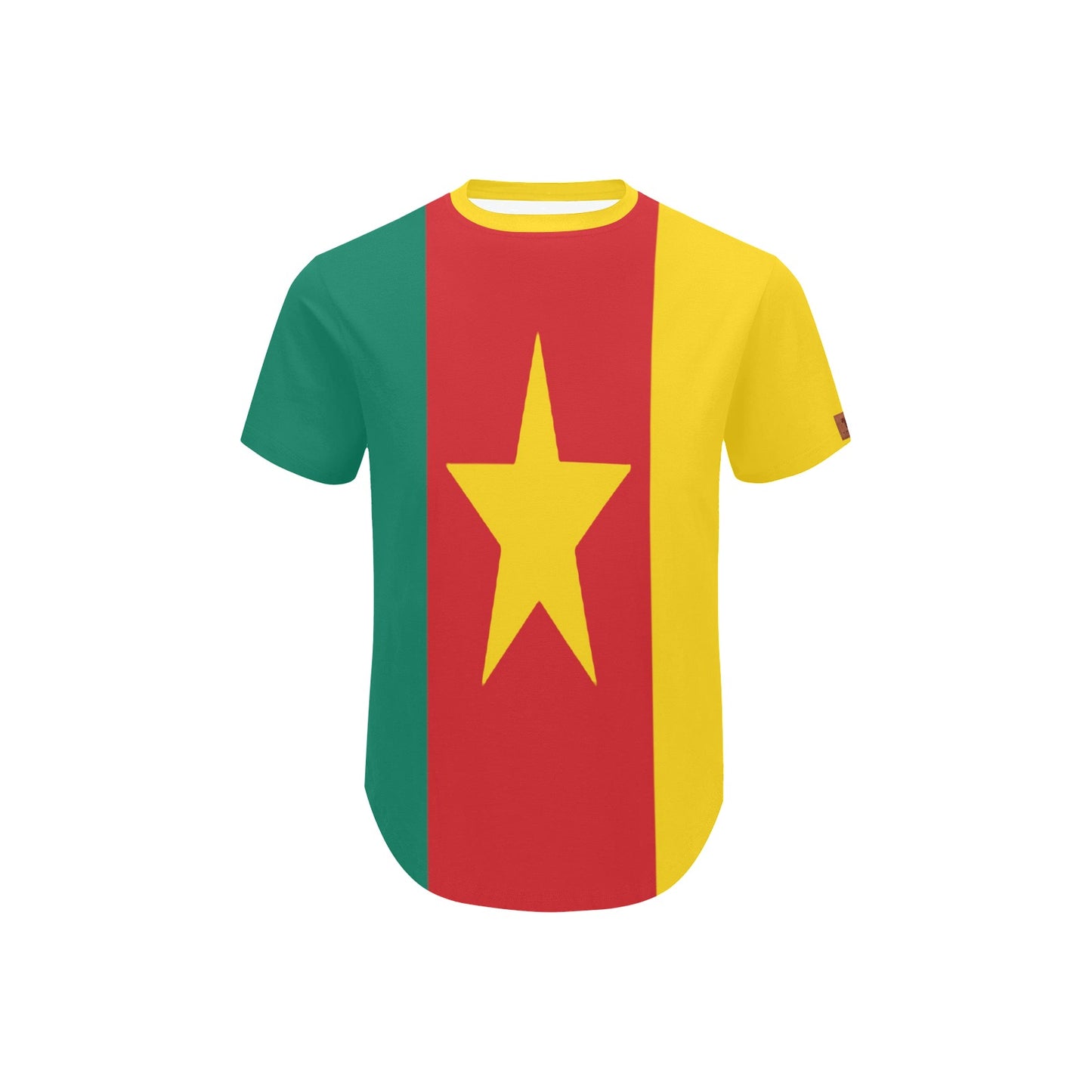 AFRIKA FR Curved Hem T-Shirt