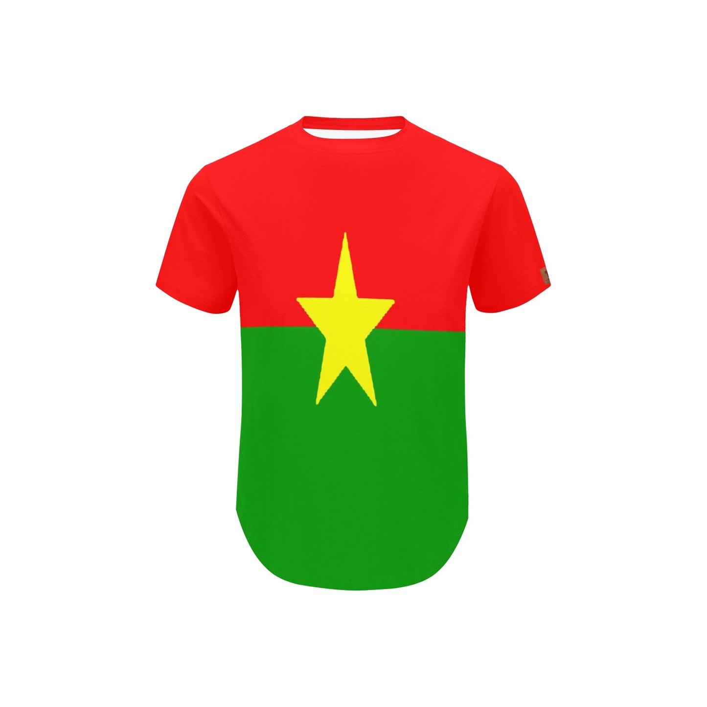 AFRIKA FR Curved Hem T-Shirt