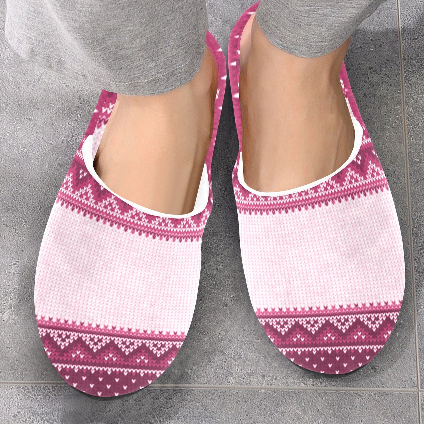 LCC KNITTED Men's Cotton Slippers