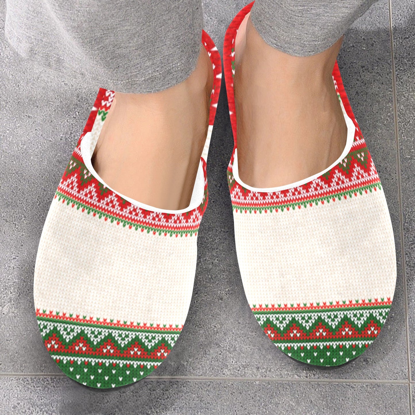 LCC KNITTED Men's Cotton Slippers