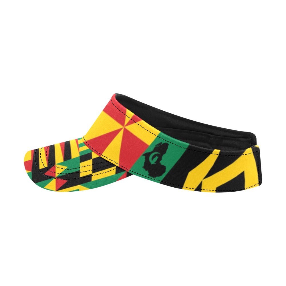 KENTE BUTAN FULLY All Over Print Sports Visor
