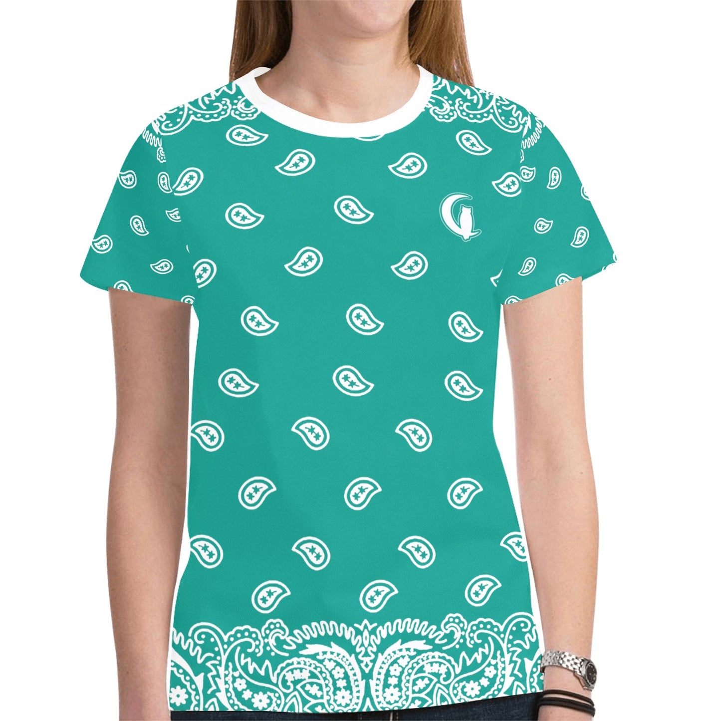 BANDANA FULLY New All Over Print T-shirt for Women