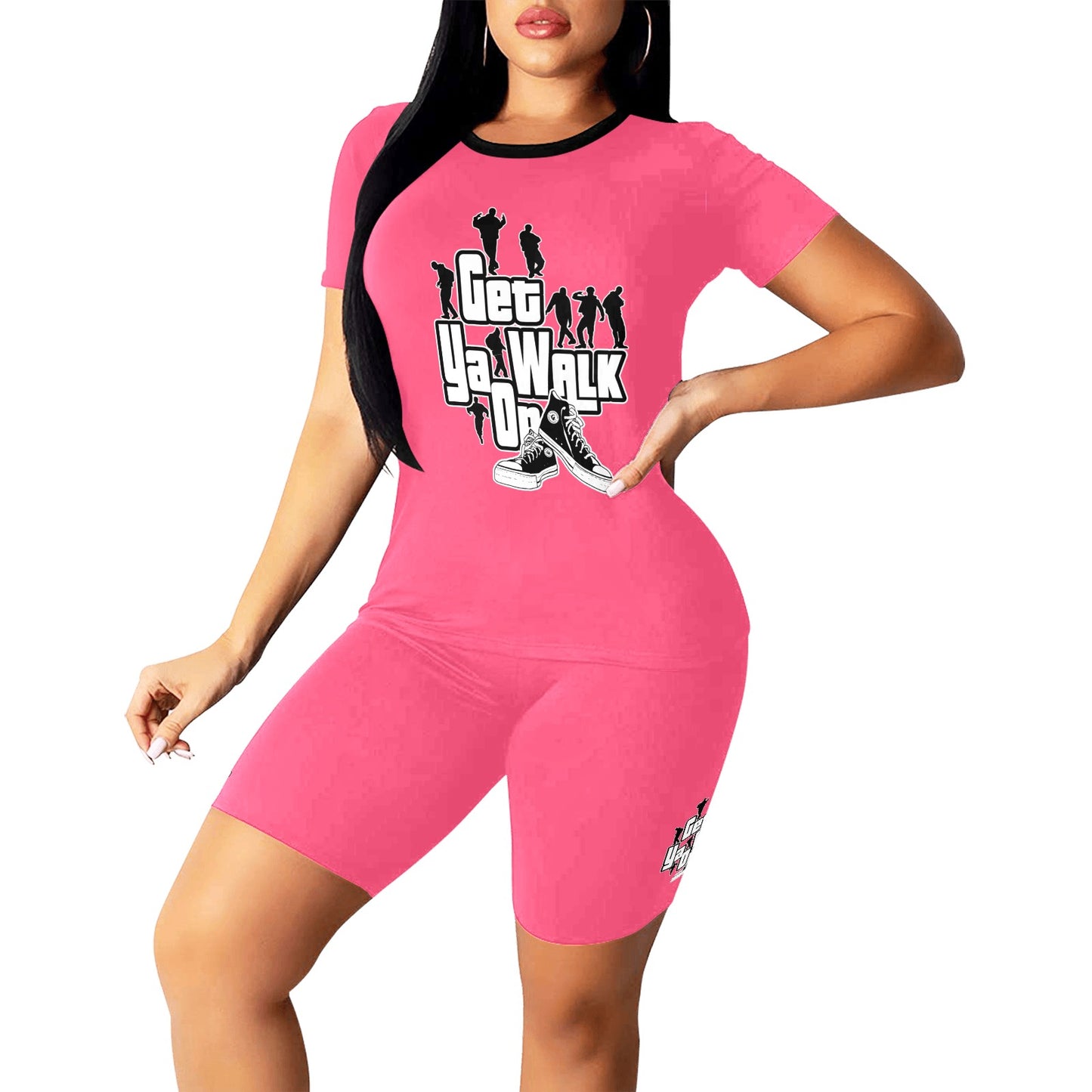GET YA WALK ON Women's Short Yoga Set