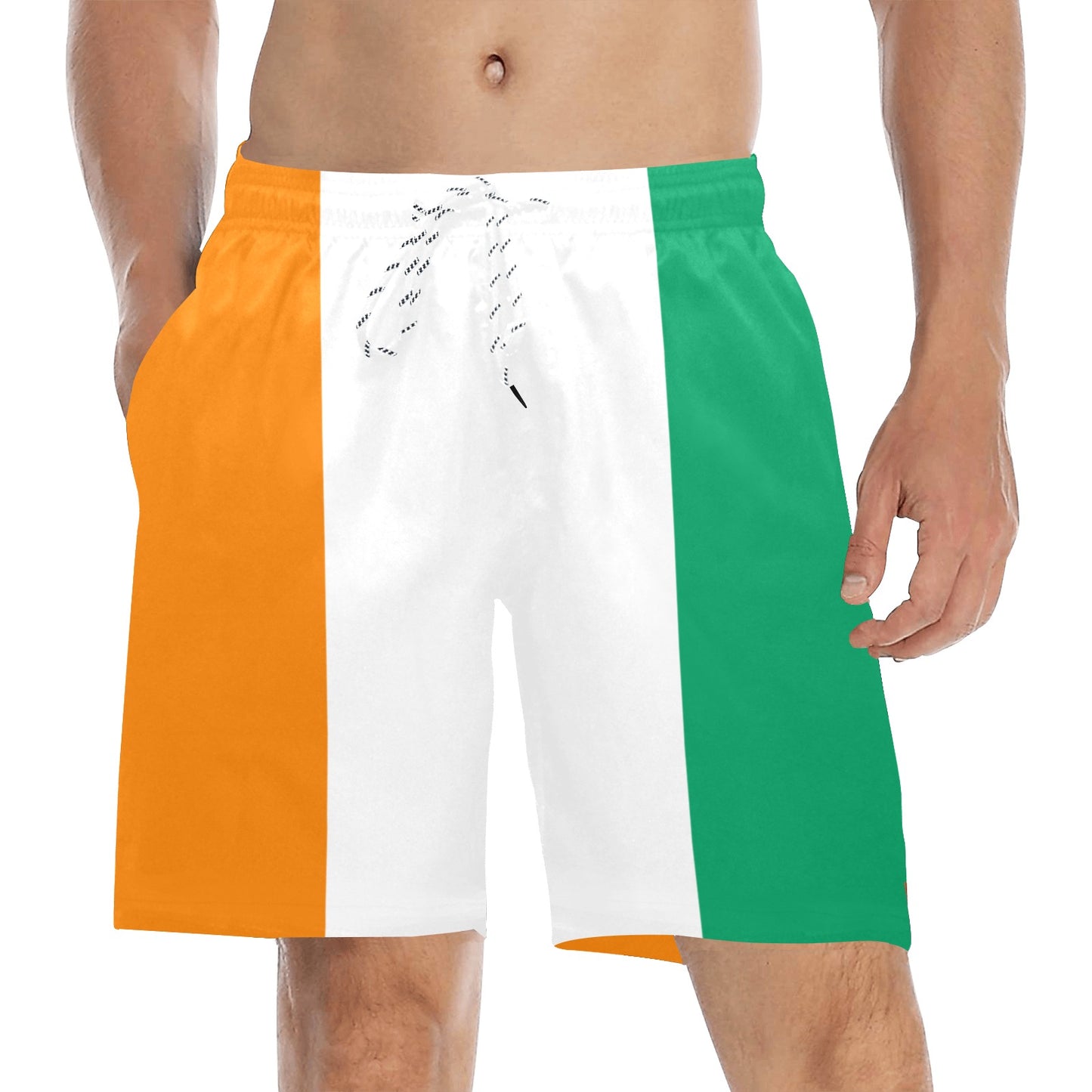 AFRIKA FR Men's Mid-Length Beach Shorts