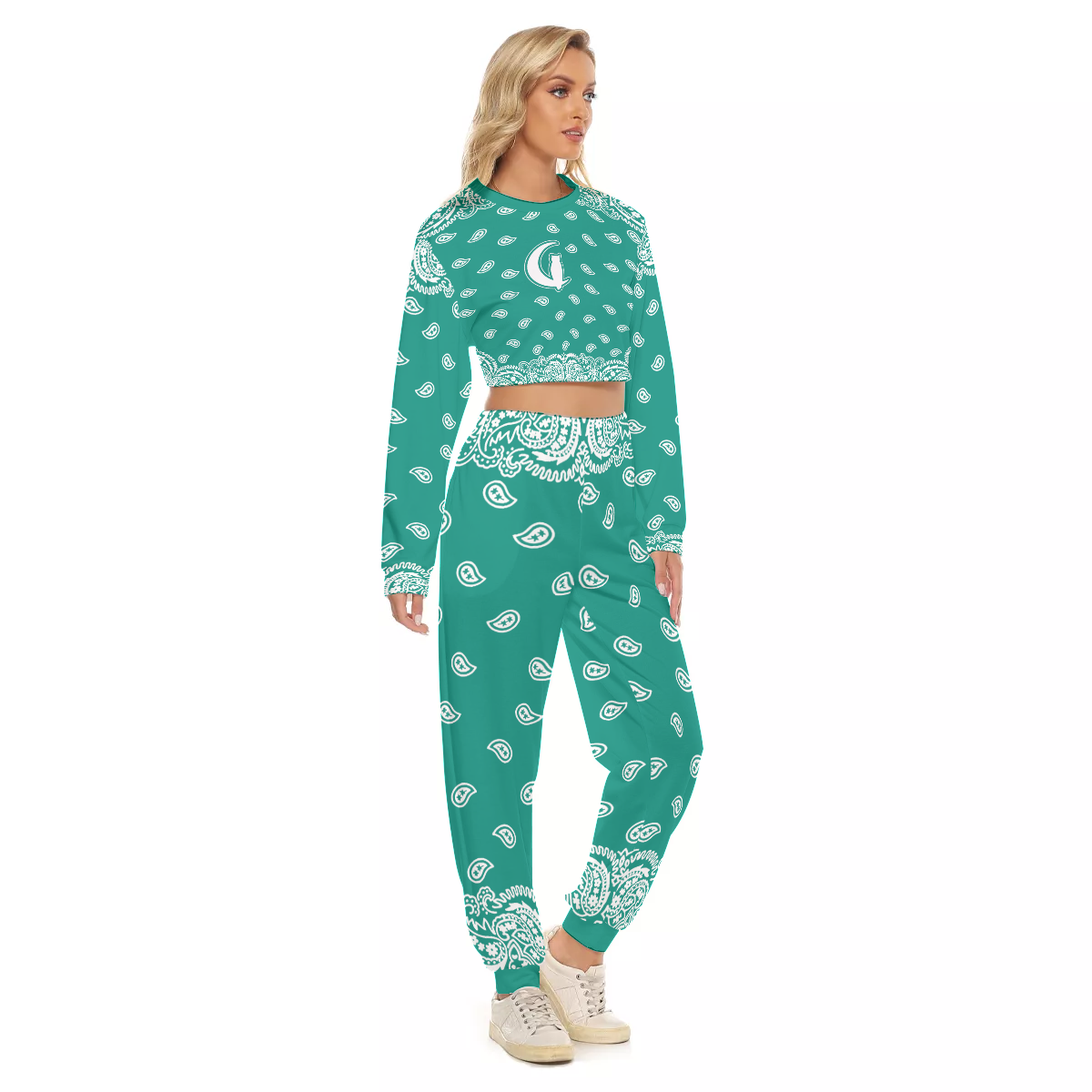 BANDANA FULLY MORPH Women's Crop Sweatshirt Suit