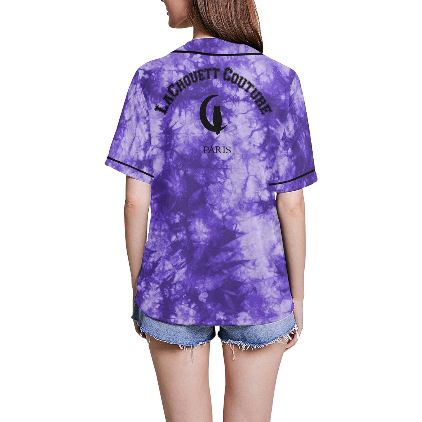 TIE DYE Baseball Jersey for Women