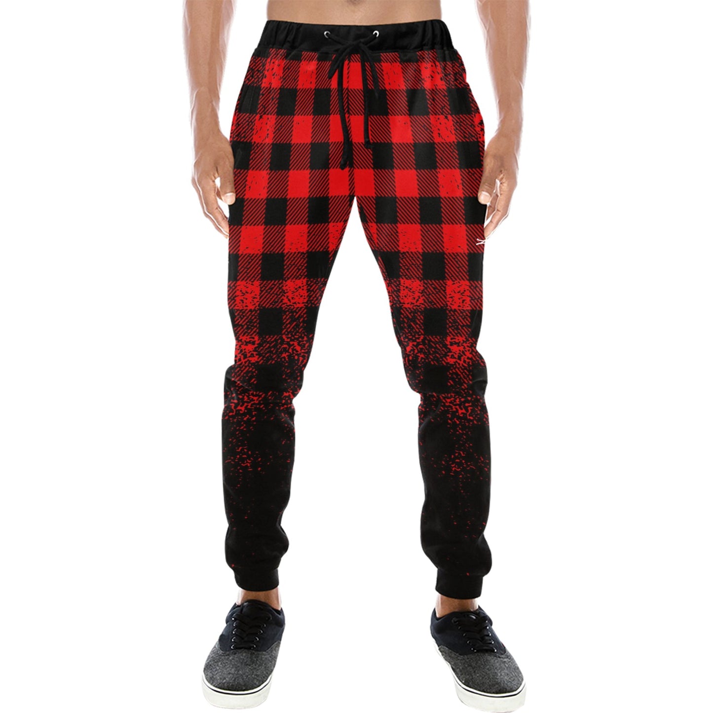 DUSTY PLAID Men's All Over Print Sweatpants