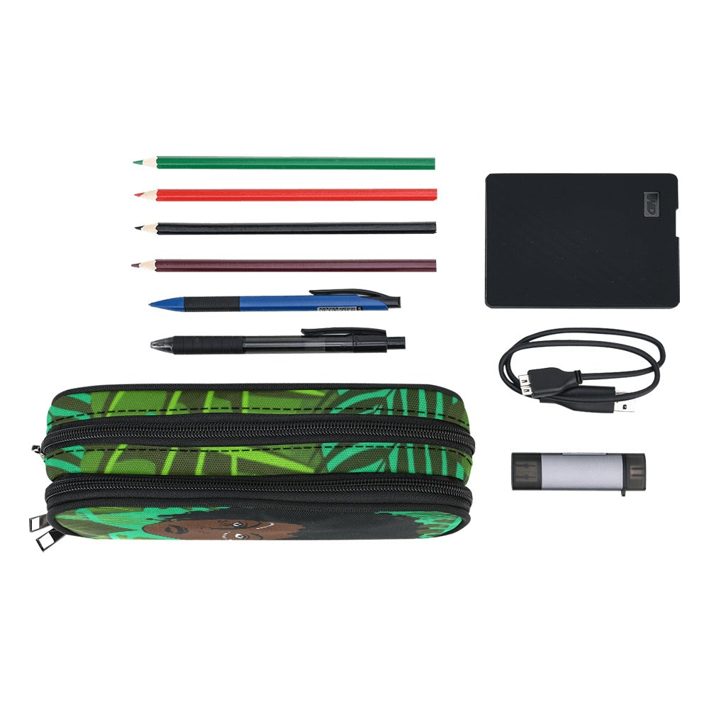 TROPICAL KWEEN FOREST Pencil Pouch/Large