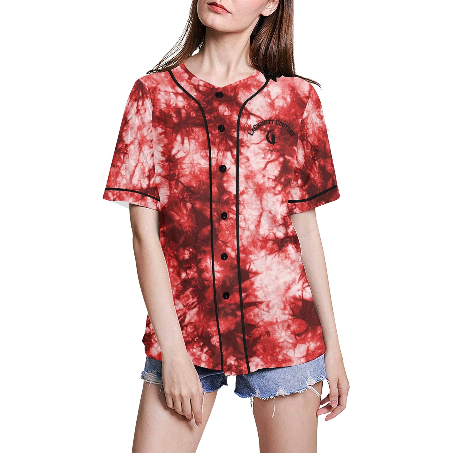 TIE DYE Baseball Jersey for Women