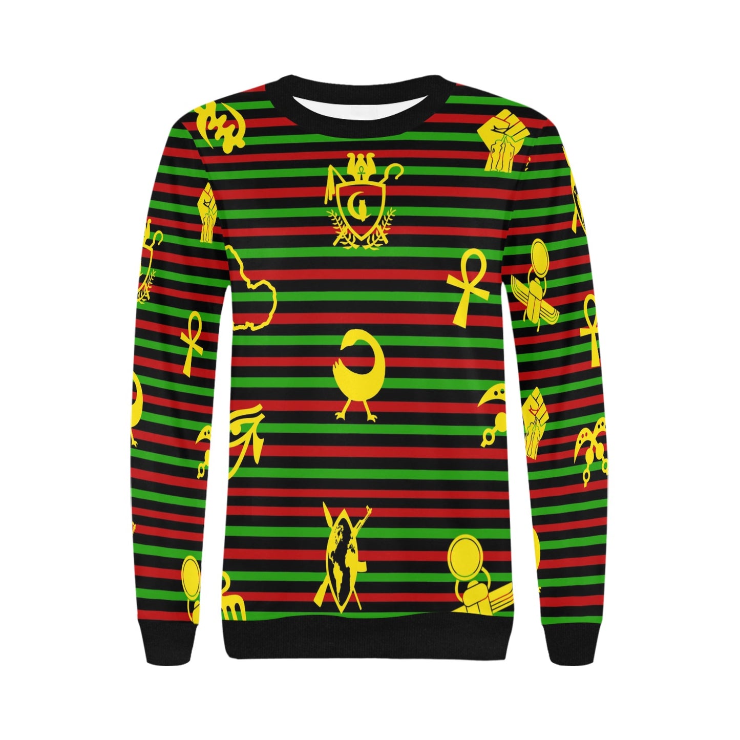 RBG KEMET Women's Rib Cuff Crew Neck Sweatshirt