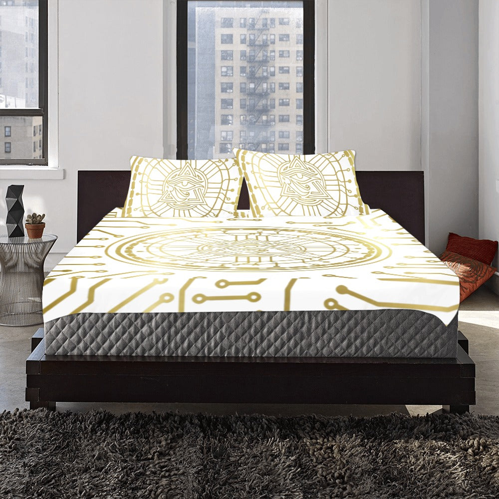 CRYPTO KMT 3-Piece Bedding Set