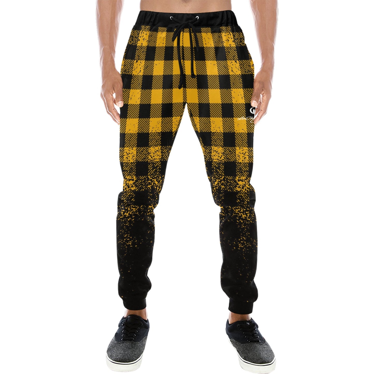 DUSTY PLAID Men's All Over Print Sweatpants