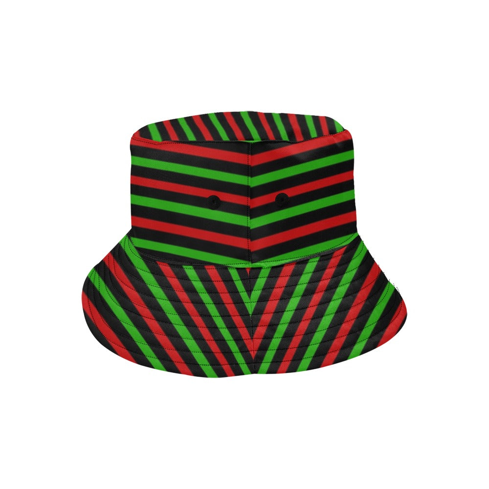 RBG C SKULL All Over Print Bucket Hat for Men