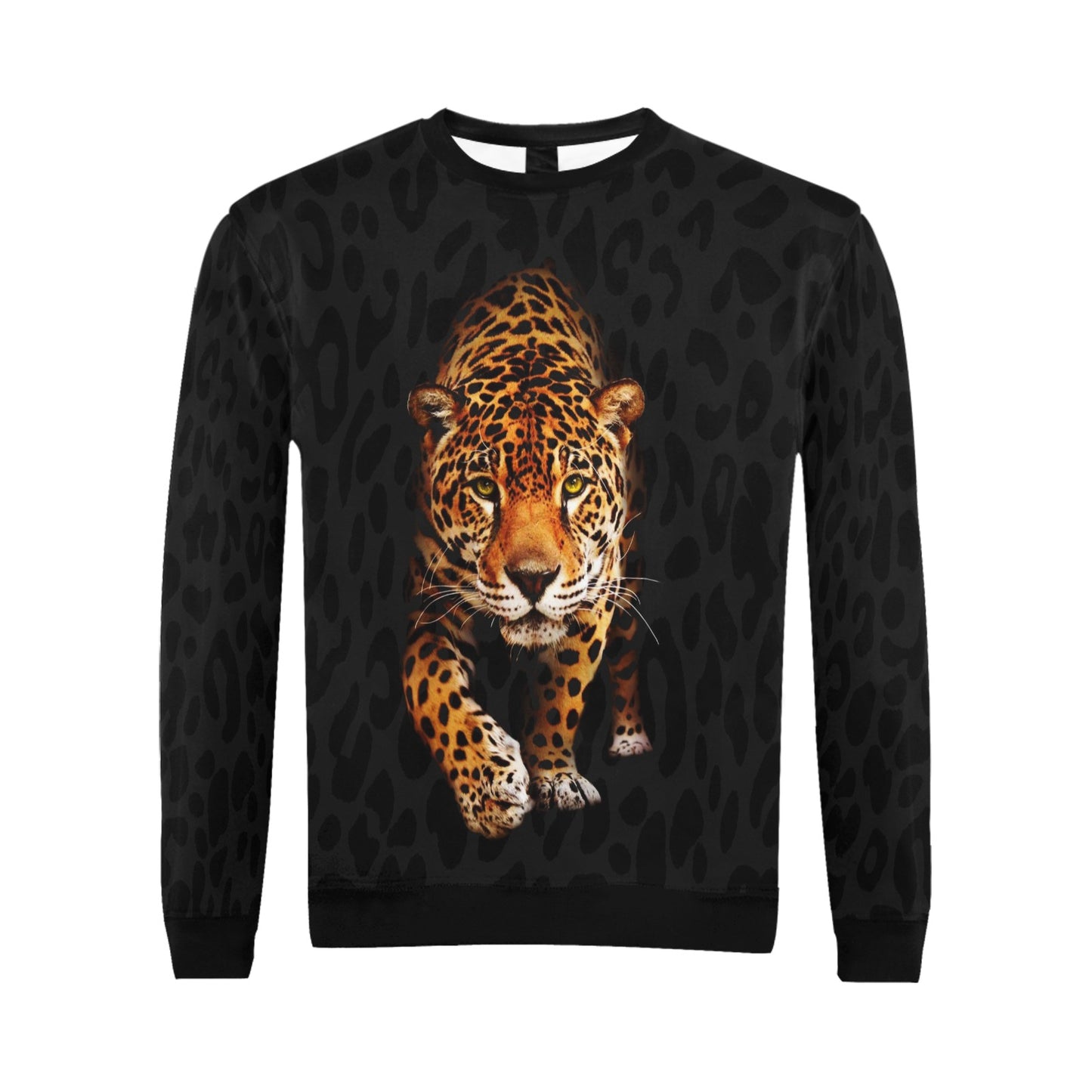 JAGUAR All Over Print Crewneck Sweatshirt for Men