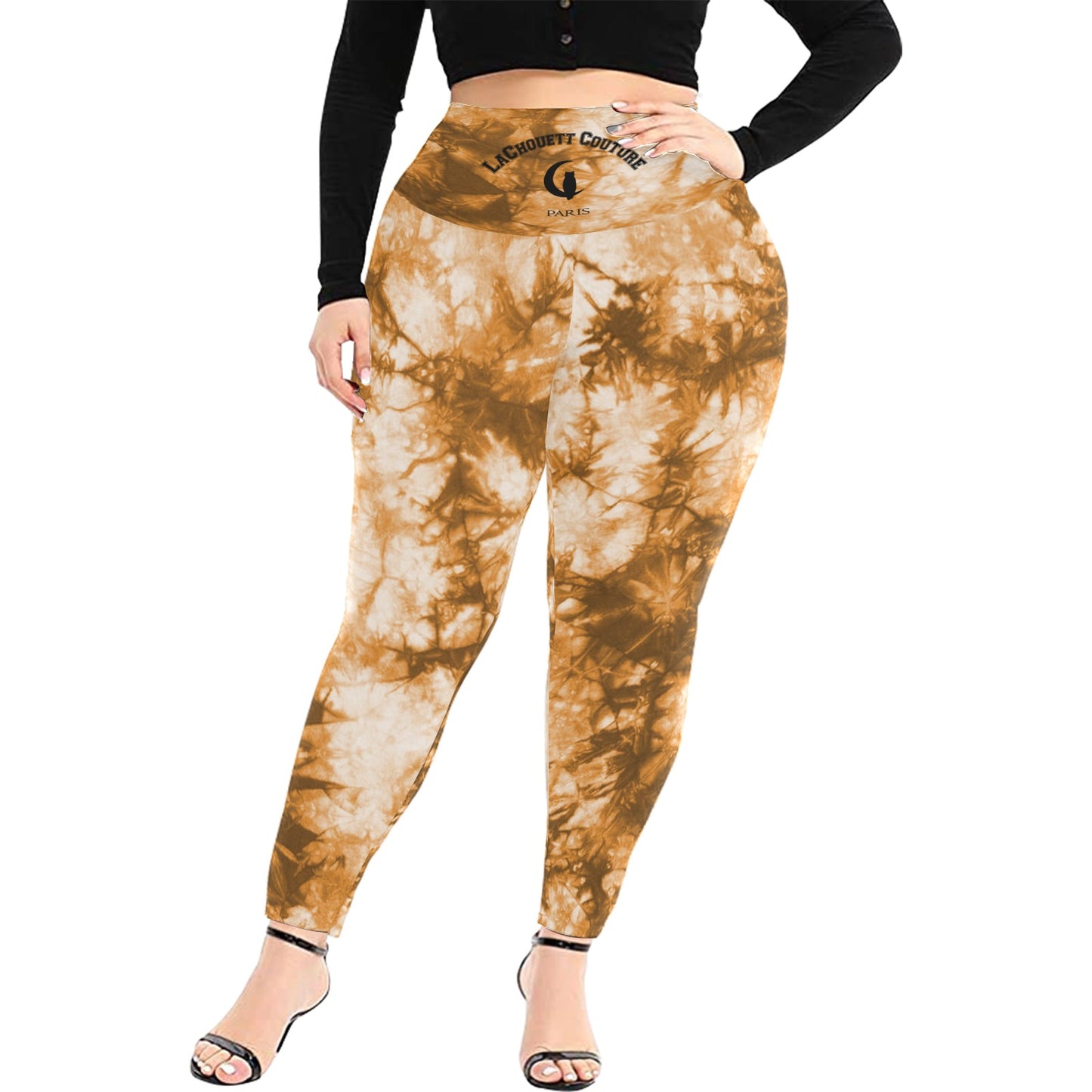 TIE DYE Plus Size High Waist Leggings