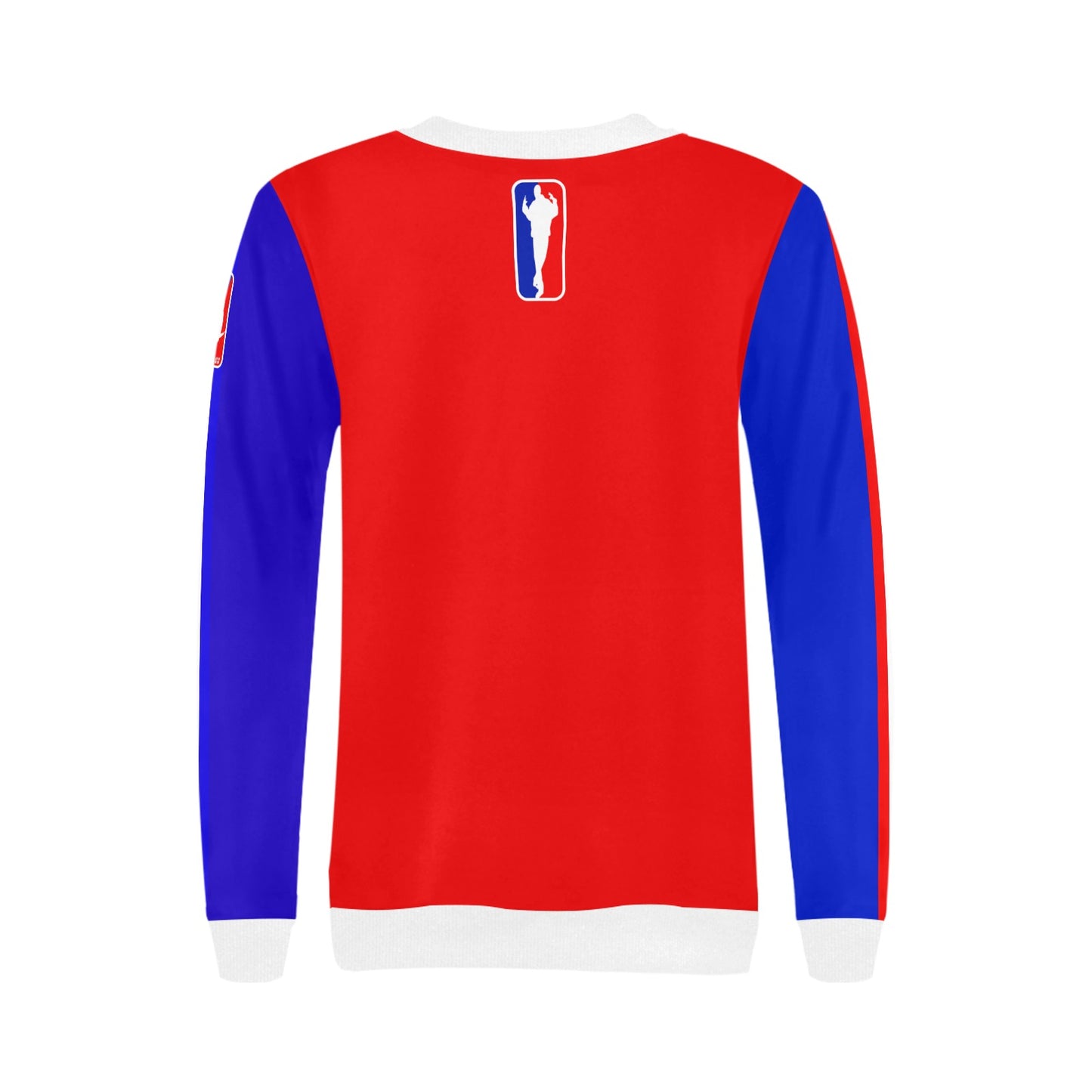 WESTSIDE Women's Rib Cuff Crew Neck Sweatshirt