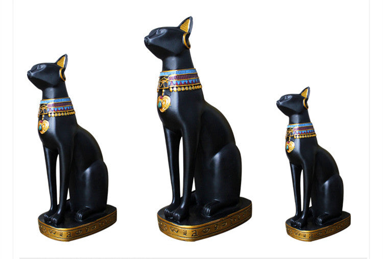 Egypt Goddess Bastet Incarnation Cat God Figurine