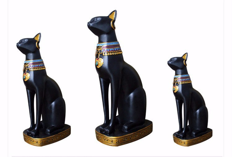 Egypt Goddess Bastet Incarnation Cat God Figurine