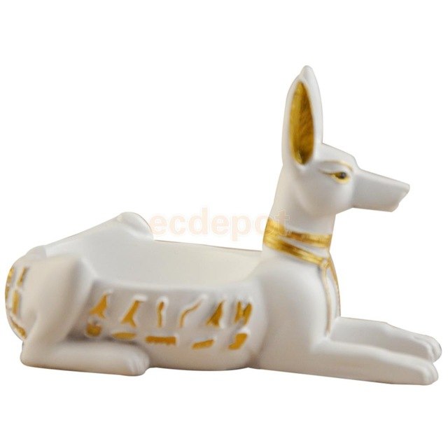 Ancient Egyptian Mau Cat Design Smoking Cigar Ashtray Statue Figurine Home Sitting Room Tabletop Art Decor Ash Tray