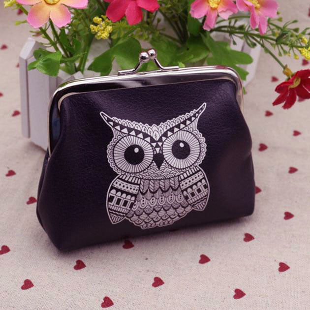 Owl Wallet Purse Clutch Handbag