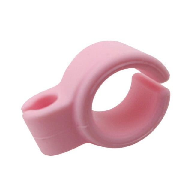 5 Colors Soft Silicone Ring Finger Hand Rack Cigarette Holder
