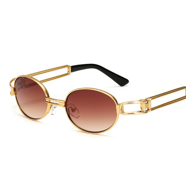 2Pac Style Retro Small Round Sunglasses Steampunk