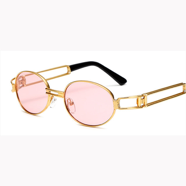 2Pac Style Retro Small Round Sunglasses Steampunk