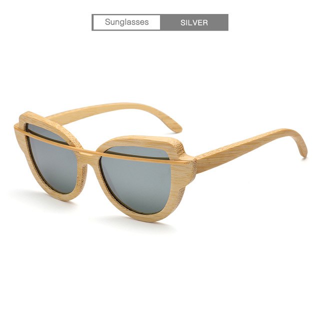 Retro Bamboo Wood Sunglasses